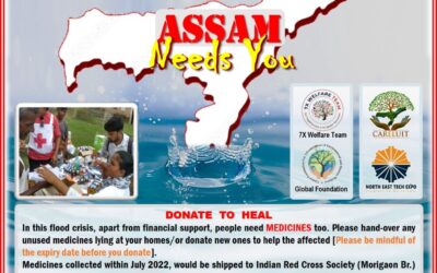 Support from Medicine Bank for Assam Flood August, 2022